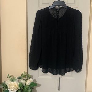 Banana Republic black blouse/ Size MP